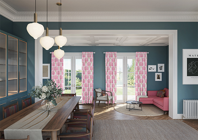 Classic Woodland, Pink Blossom - Made to Measure Curtains - Image 15